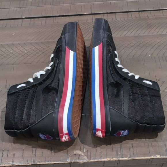 Vans Sk8 Hi Reissue Tko black/red/blue VN0A2XSBSI7 Sz W 9/M 7.5 - Picture 5 of 8